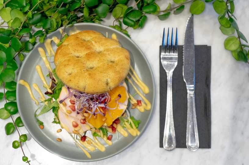 Gerecht van het moment: focaccia met gerookte kip